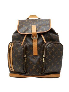 Louis Vuitton Monogram Sac a Dos Bosphore Backpack Brown Leather